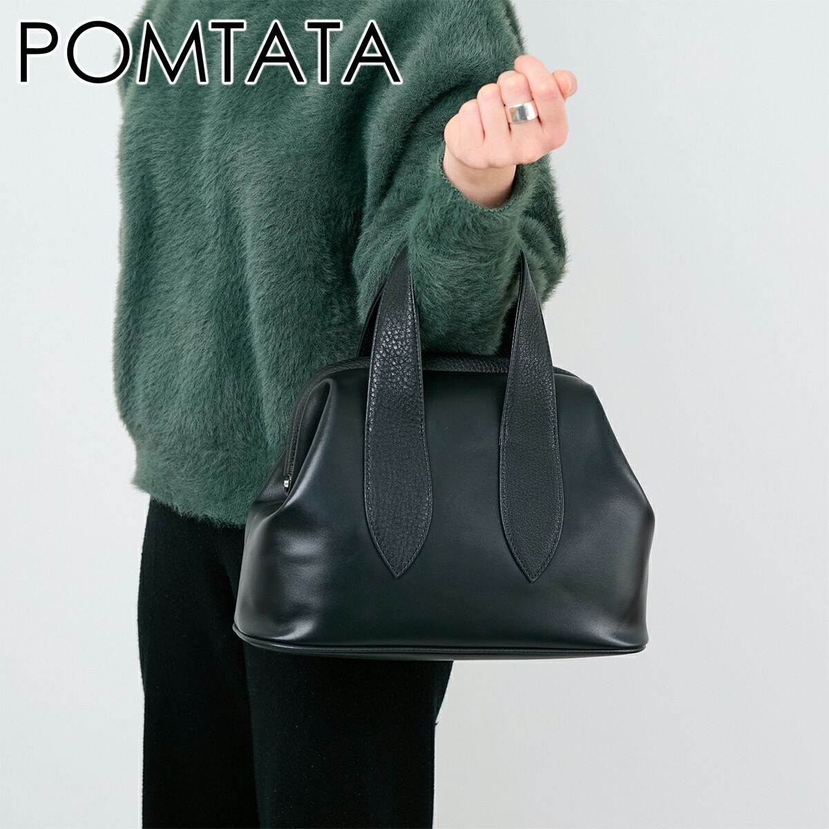 【ポンタタ 3年保証＋プレゼント付】 [2025年1月9日販売開始！ 新作 ] POMTATA ポンタタ バッグ FL TOTE M P2545 レディース トートバッグ カジュアルトート がま口バッグ がま口 日本製 ギフト かわいい おしゃれ プレゼント ブランド