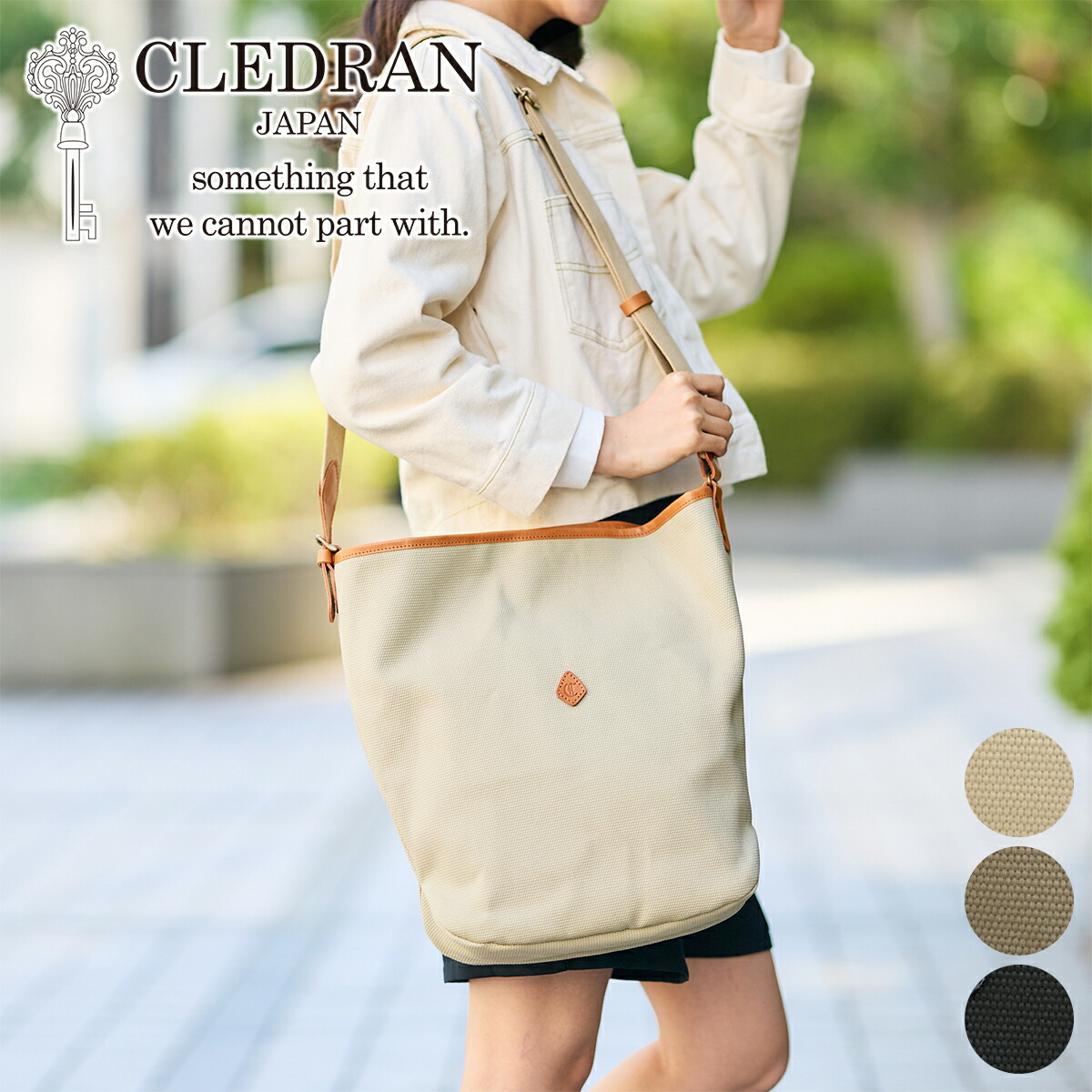 【クレドラン 3年保証＋プレゼント付】 CLEDRAN クレドラン バッグ GRAN（グラン） ショルダーバッグ CR-CL3858 レディース セミショルダーバッグ ワンショルダーバッグ 2WAY 斜めがけ 日本製 ギフト かわいい おしゃれ プレゼント ブランド