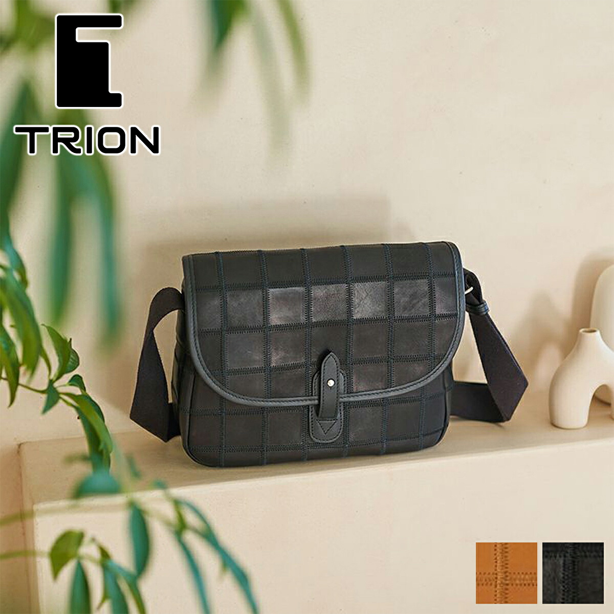【トライオン 3年保証＋プレゼント付】 TRION トライオン バッグ PANEL フラップショルダーバッグ DPC282 メンズ レディース ショルダーバッグ 斜めがけ ギフト プレゼント ブランド 19,525円
