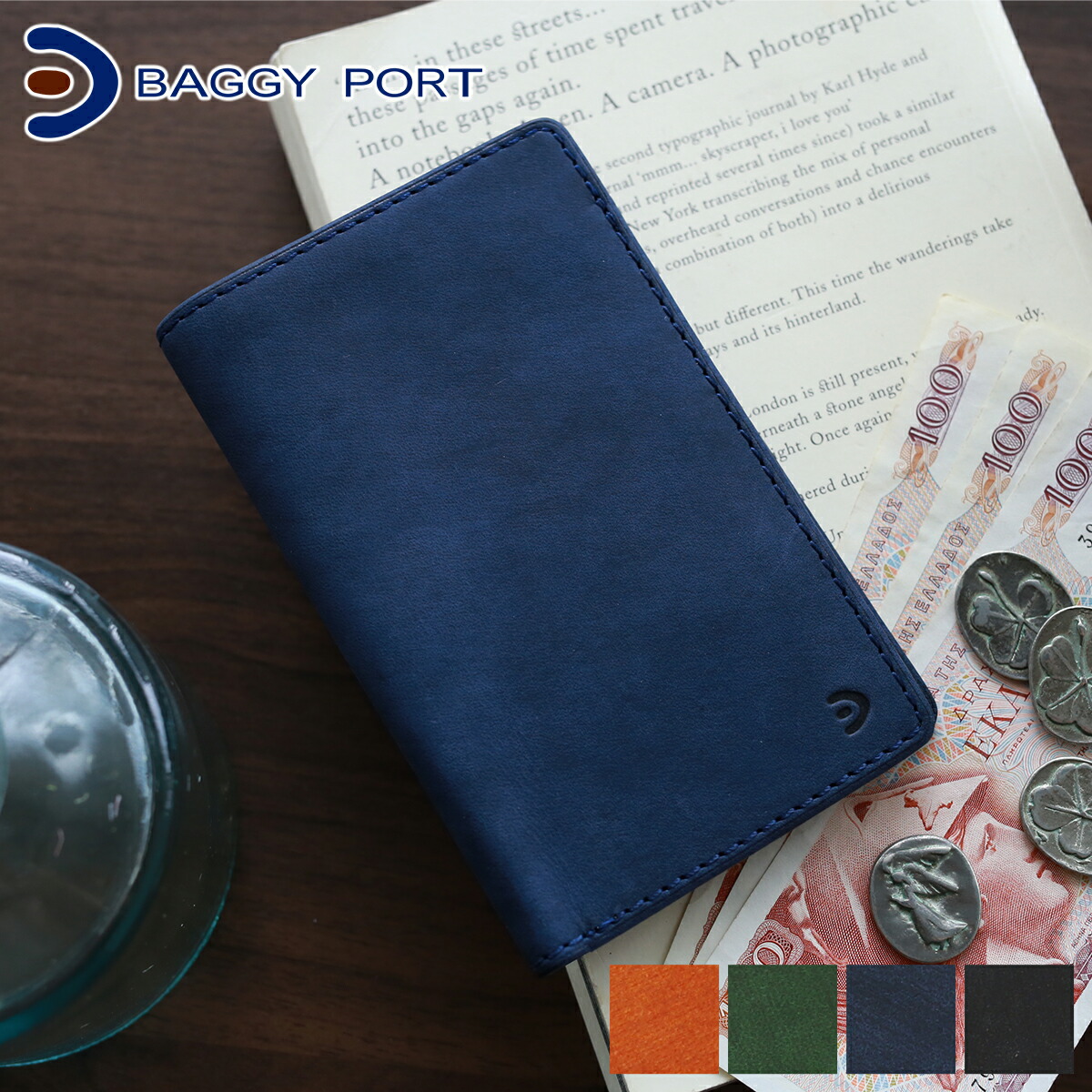 【バギーポート 3年保証＋プレゼント付】 BAGGY PORT バギーポート 財布 TEXAS テキサス 小銭入れ付き二つ折り財布 ZYS-1505 メンズ レディース 二つ折り TEMPESTI テンペスティ社 薄型ハーフ ギフト プレゼント ブランド