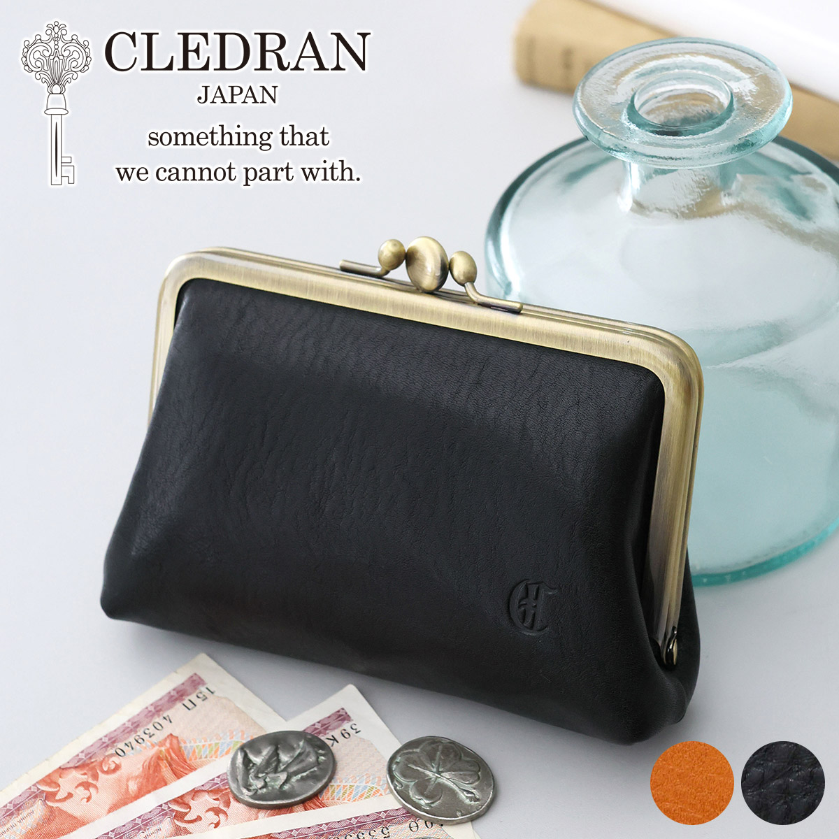 【クレドラン 3年保証＋プレゼント付】 [ 2025年 秋冬新作 ] CLEDRAN クレドラン 財布 NOS（ノス） がま口財布 CR-CL3907 レディース がま口 小銭入れ付き 日本製 ギフト かわいい おしゃれ プレゼント ブランド