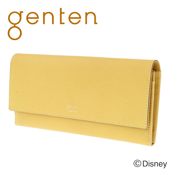 お買い得 選べるかわいいノベルティ付 Genten ゲンテン 長財布スタンディングシリーズ ミッキーマウス ミニーマウス 長財布 レディース 財布 小銭入れ付き Disney ディズニー コラボ ギフト かわいい おしゃれ プレゼント ブランド