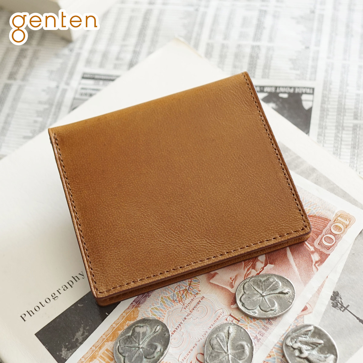 【ゲンテン 3年保証＋ケアセット付】 genten ゲンテン 財布 Harmil（ハーミル） 小銭入れ付き二つ折り財布 43781 レディース 二つ折り ギフト かわいい おしゃれ プレゼント ブランド