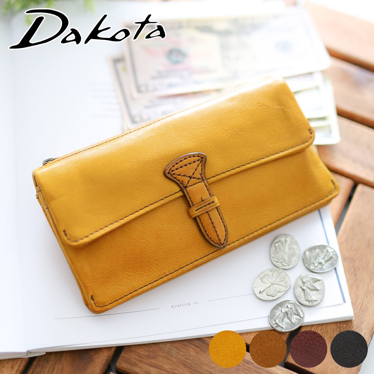 楽天市場】【かわいいWプレゼント付】 Dakota ダコタ 長財布