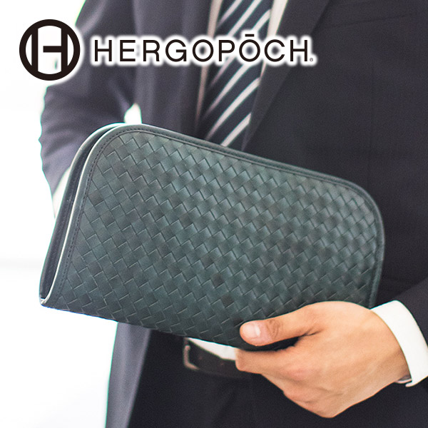 【エルゴポック 安心の3年保証付】 HERGOPOCH エルゴポック バッグ06 Series 06シリーズ ワキシングレザークラッチバッグ 06I-CLメンズ バッグ クラッチバッグ セカンドバッグ 日本製 ギフト プレゼント ブランド｜こだわりのブランド Sentire-One