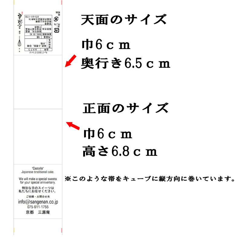 楽天市場 オーダーパッケージ キューブカステラ プレーン 1個入り プチギフト学校行事 イベント 祭事 記念行事無添加 お菓子 景品 贈り物 三源庵 京都ええもん