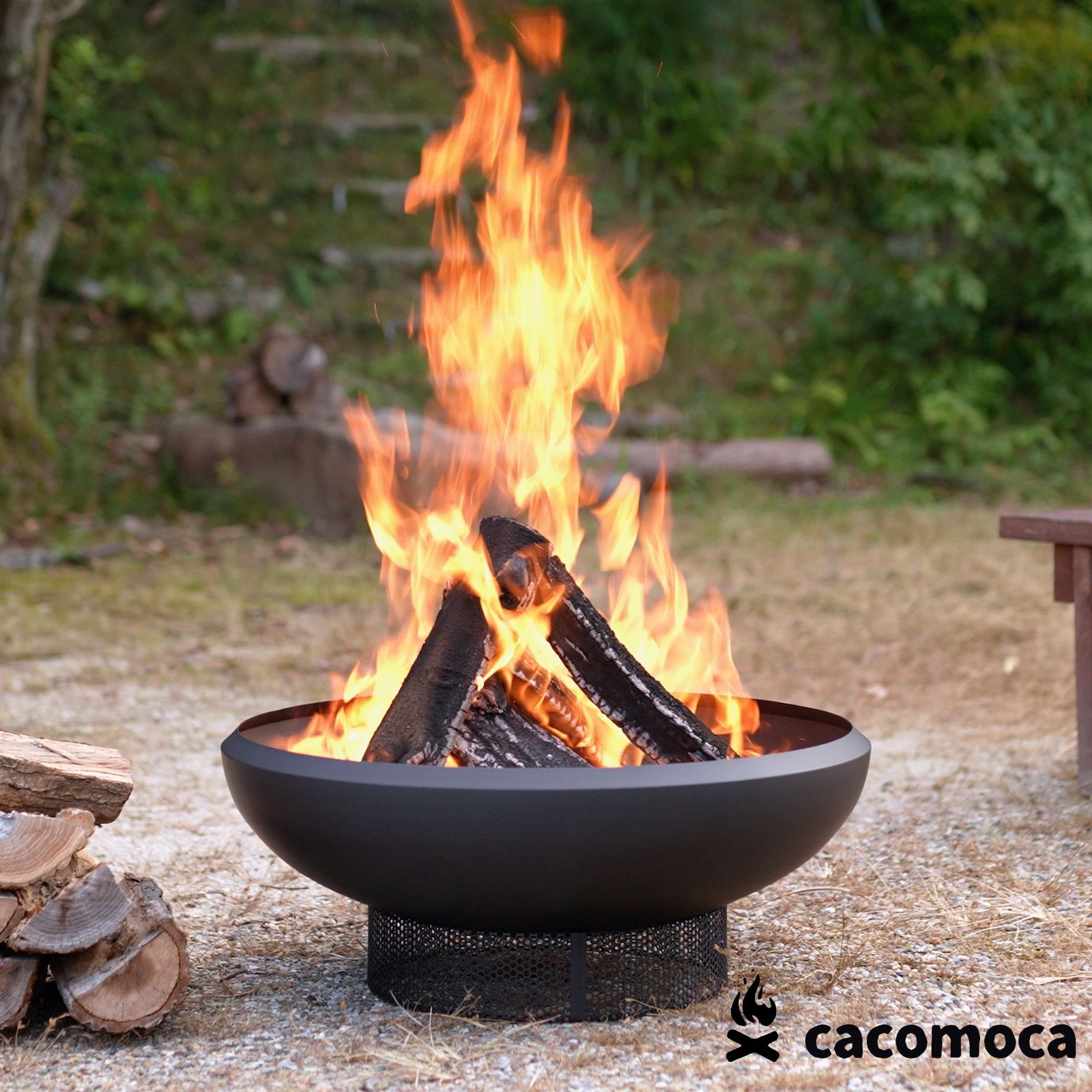 A 新品 アウトレット ファイヤーピット ボウル 81cm 焚き火台 大型 深型 Fire Pit BOWL ファイヤーピット・ボウル（焚火台）81cm