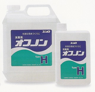 [同一メーカー3缶以上送料無料] オフノンＨ 【4Ｌ×4本】 【業務用ケミカル消臭剤】 (拭き上げタイプ) 《ユシロ化学工業正規代理店》 (事業者限定) (注)[スプレー禁止]