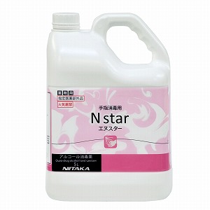エヌスター(Nはやりっ児)(5L×4本)(エチルアルコール 76.9～81.4音の大きさ%)(食料雑貨類加えること物)《ニイタカ定め事代わりになる店》\u003cBR\u003e[商行為者押さえる]※沖縄・離島は別途貨物輸送がかかります。