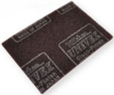 66ナイロンたわし大判（茶） [Art2212] [15枚入/箱] [研磨剤入] 《アプソン正規代理店》 汚れ落とし　サビ取り　研磨　ステンレスくすみ
