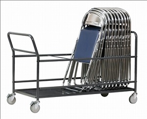 チェア台車KCD-L27折りたたみイスの運搬に便利最大27第積載可能《テラモト正規代理店》●お客様組立商品[事業者限定]