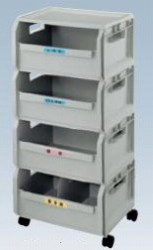 エコボックス 【4段セット】 《山崎産業正規代理店》 [受注生産品] [事業者限定]