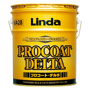 [同一メーカー4ケース(缶)以上送料無料] Linda　プロコート・デルタ[18kg] [高濃度樹脂ワックス] 《横浜油脂工業正規代理店》