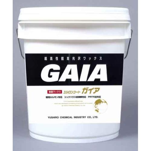 ユシロンコートガイア [18L] [高濃度・高光沢・耐ヒールマーク性] 《ユシロ化学工業正規代理店》 [事業者限定] [同一メーカー3缶以上送料無料]