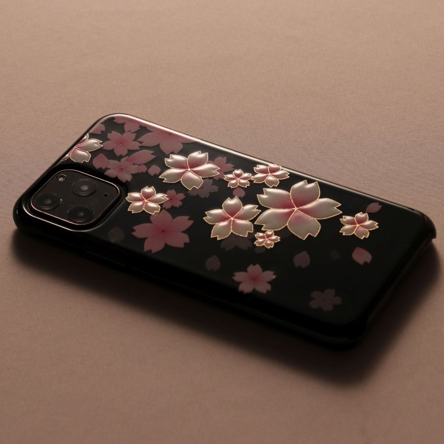 楽天市場 Iphone 11 Pro カバー 高盛り蒔絵 桜 四木三草