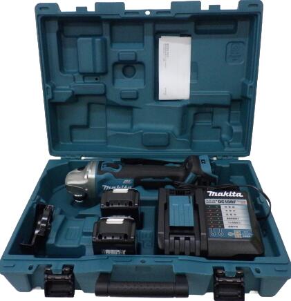 【中古】【未当て嵌める】マキタ 100粍 申し受ける式 レコード盤粉砕機 GA412DRGX 18V 6.0Ah 純然たるフルセット品 【新古品】