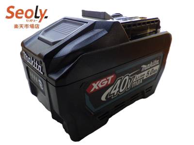 【中古】【未当て嵌める】 かざり付ける箱付き添い人 マキタ 純然たる BL4050F 純然たる 40V max 5.0Ah リチウムイオン 乾電池 A-72372 残量書きあらわす付 【新古品】