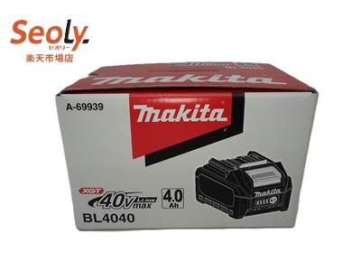 【中古】【未当てはめる】 かざり付ける箱入り口・入口 マキタ BL4040 40Vmax リチウムイオンバッテリ (4.0Ah) 残電気容量書きあらわす付  【新古品】