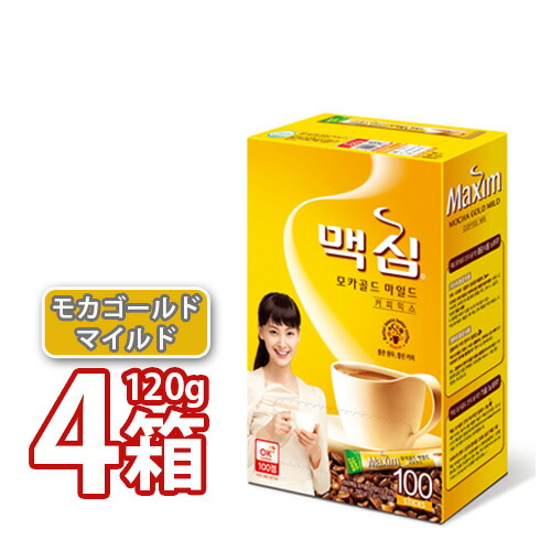 格言 モカゴールド珈琲綯い交ぜ 12gx100図書とば口 4box インスタントコーヒー 韓国コーヒー 韓国maxim コーヒー 韓国ドリンク x4 S Cannes Encheres Com