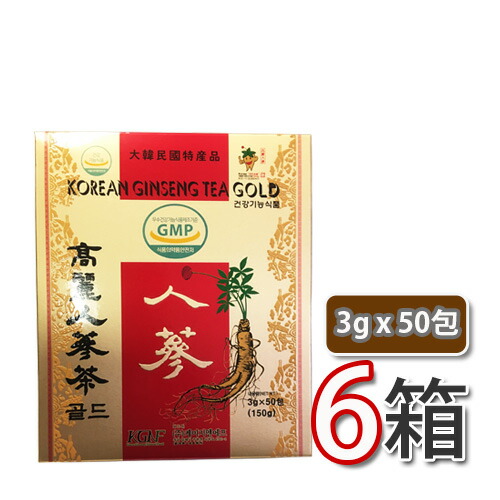 楽天市場】【大人気商品】【高麗人参茶】50袋入 4box ☆ 「紙箱」 韓国 