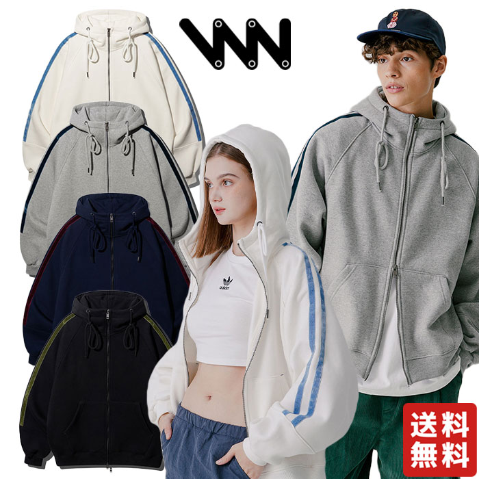【WV PROJECT】★男女兼用★24AW CHEEK PIGMENT HOOD ZIP-UP WV PROJECT】24FW☆ Cheek Pigment Hood Zip Up (WV PROJECT