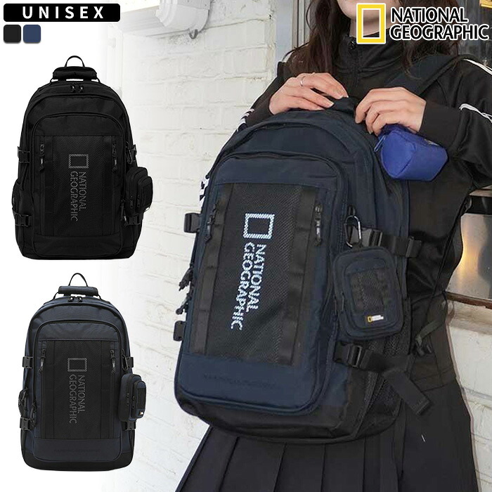 【正規品】 ナショナルジオグラフィック リュック UNITI BACKPACK ☆ バッグ かばん 31L 大容量 PC収納 収納力 レディース メンズ韓国 韓国ファッション NATIONAL GEOGRAPHIC 【関税込/送料無料】｜DOOR SEOUL