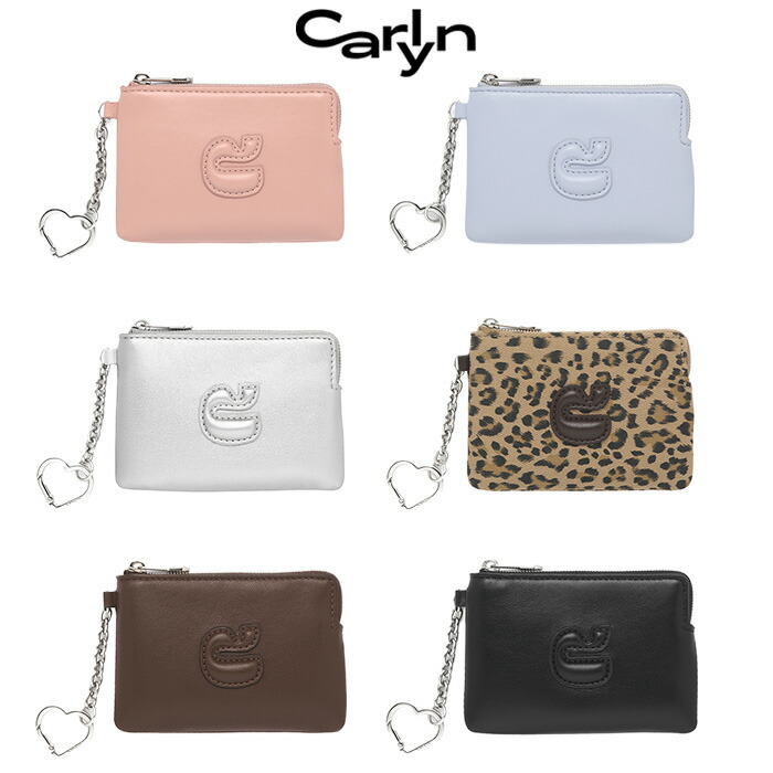 【正規品】 CARLYN 財布 Monet Zipper Wallet ☆ ウォレット カード レディース 高級感 コンパクト ミニ ロゴ 合皮 ストリート カジュアル 韓国ファッション 韓国ブランド カーリン 【関税込/送料無料】