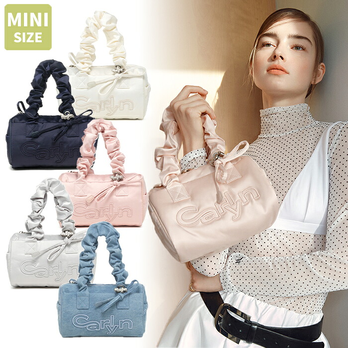 【正規品】 CARLYN 鞄 ショルダーバック ミニバッグ Tia Mini ☆ バッグ ハンドバッグ 2WAY レディース 通勤 通学 オフィス シンプル ロゴ 韓国ブランド カーリン 【関税込/送料無料】