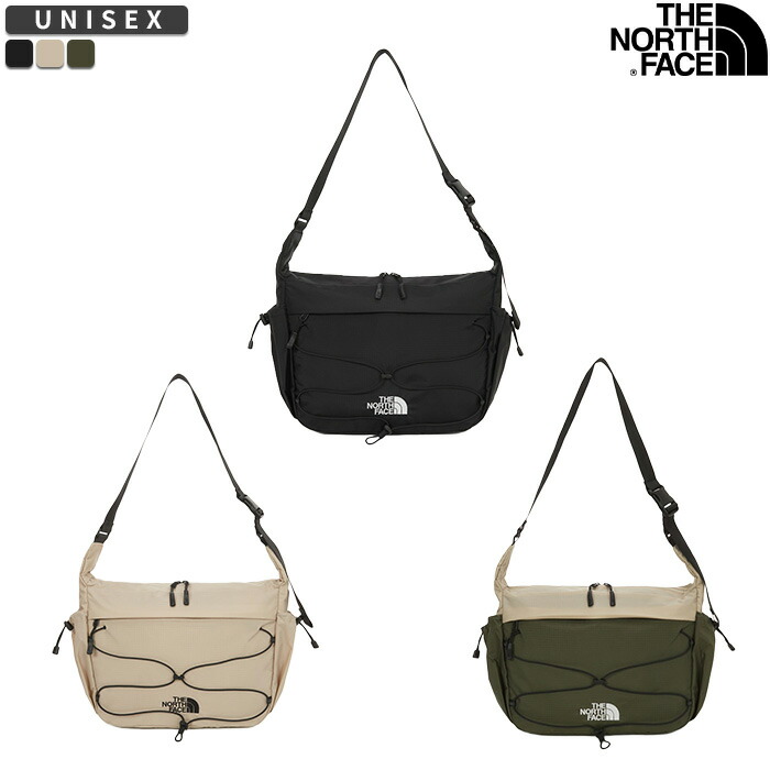 【正規品】 ノースフェイス ショルダーバッグ BORELAIS SOFT MESSENGER ☆ メッセンジャーバッグ レディース メンズ A4可能 タブレット収納 ロゴ 韓国ファッション THE NORTH FACE 【関税込/送料無料】