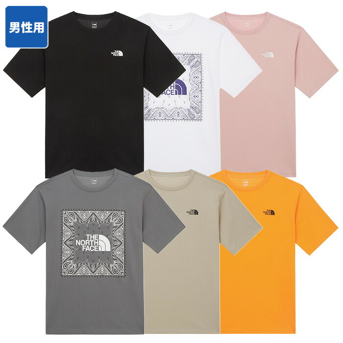 【正規品】 ノースフェイス Tシャツ M'S BANDANA S/S R/TEE ☆ 半袖 メンズ バンダナ 春 夏 秋 韓国 韓国ファッション THE NORTH FACE【関税込/送料無料】