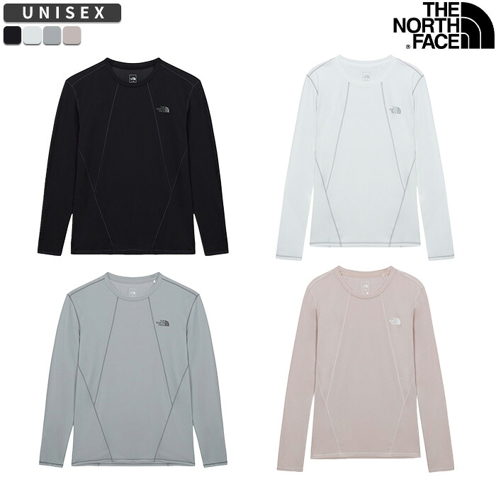 ★期間限定15％オフクーポン配布中★ ノースフェイス 長袖Tシャツ VANE L/S R/TEE ☆ カットソー レディース メンズ 長袖 ロゴ 日差し対策 ポリエステル 韓国ファッション 韓国 THE NORTH FACE 【正規品/関税込/送料無料】｜DOOR SEOUL