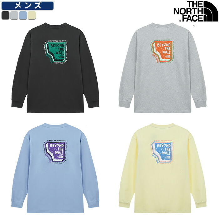 ★最大2000円オフクーポン配布中★ ノースフェイス 長袖Tシャツ M'S OVERWALL L/S R/TEE ☆ カットソー ゆったりフィット メンズ ワッペン クライミング 韓国 韓国ファッション THE NORTH FACE 【正規品/送料無料】