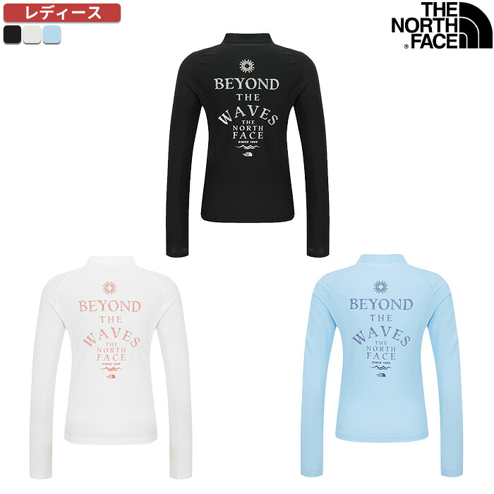 ★最大2000円オフクーポン配布中★ ノースフェイス ラッシュガード W'S SURF RASHGUARD ZIP UP ☆ ナイロン レディース スリムフィット 水着 ウォータースポーツ 韓国 韓国ファッション THE NORTH FACE 【正規品/関税込/送料無料】｜DOOR SEOUL 8,453円