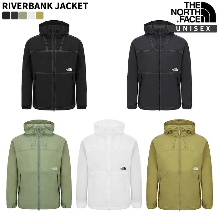 ★最大2000円オフクーポン配布中★ ノースフェイス ジャケット RIVERBANK JACKET ☆ フード ジャンパー アウター メンズ レディース 軽量 ナイロン 花粉対策 春 秋 韓国 THE NORTH FACE 【正規品/関税込/送料無料】｜DOOR SEOUL