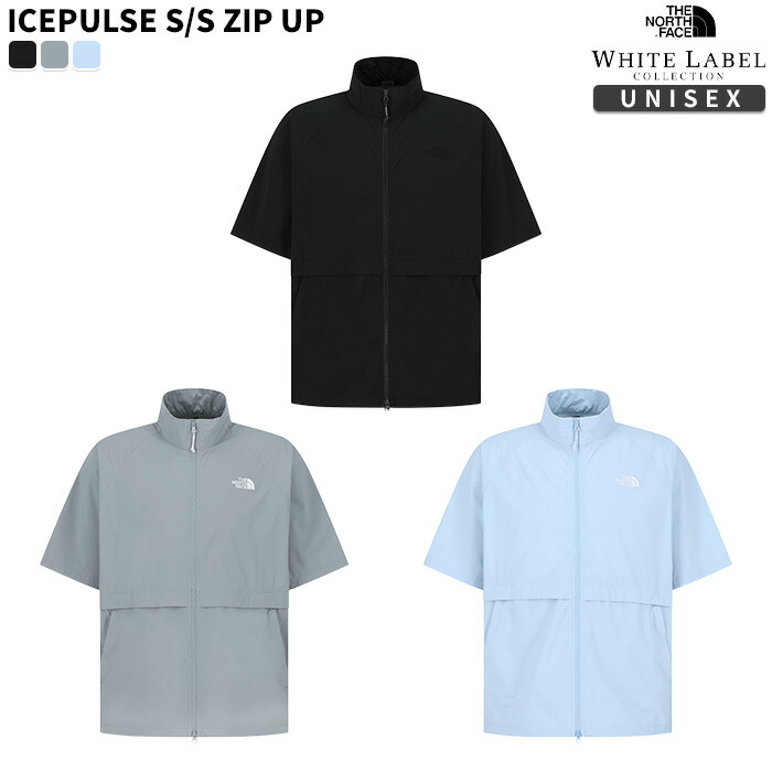 ★最大2000円オフクーポン配布中★ ノースフェイス ジャンパー ICEPULSE S/S ZIP UP ☆ 半袖 ジップアップ トップス ベーシック フィット メンズ レディース ユニセックス 韓国ファッション THE NORTH FACE 【正規品/関税込/送料無料】｜DOOR SEOUL
