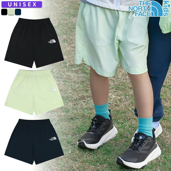 ★最大2000円オフクーポン配布中★ ノースフェイス ショートパンツ K'S PLAYBOOST SHORTS ☆ 短パン キッズ 子供服 デイリー 男の子 女の子 通学 外遊び 韓国 韓国ファッション THE NORTH FACE 【正規品/送料無料】