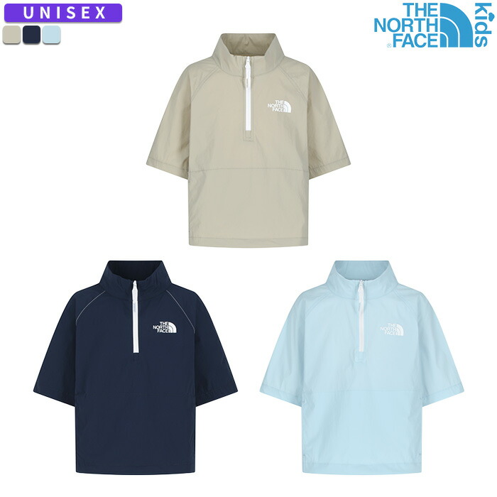 ★最大2000円オフクーポン配布中★ ノースフェイス アノラック K'S ICEMAX HALF ZIP ☆ アウター キッズ 半袖 ジッパー 女の子 男の子 韓国 韓国ファッション THE NORTH FACE 【正規品/関税込/送料無料】｜DOOR SEOUL 7,686円