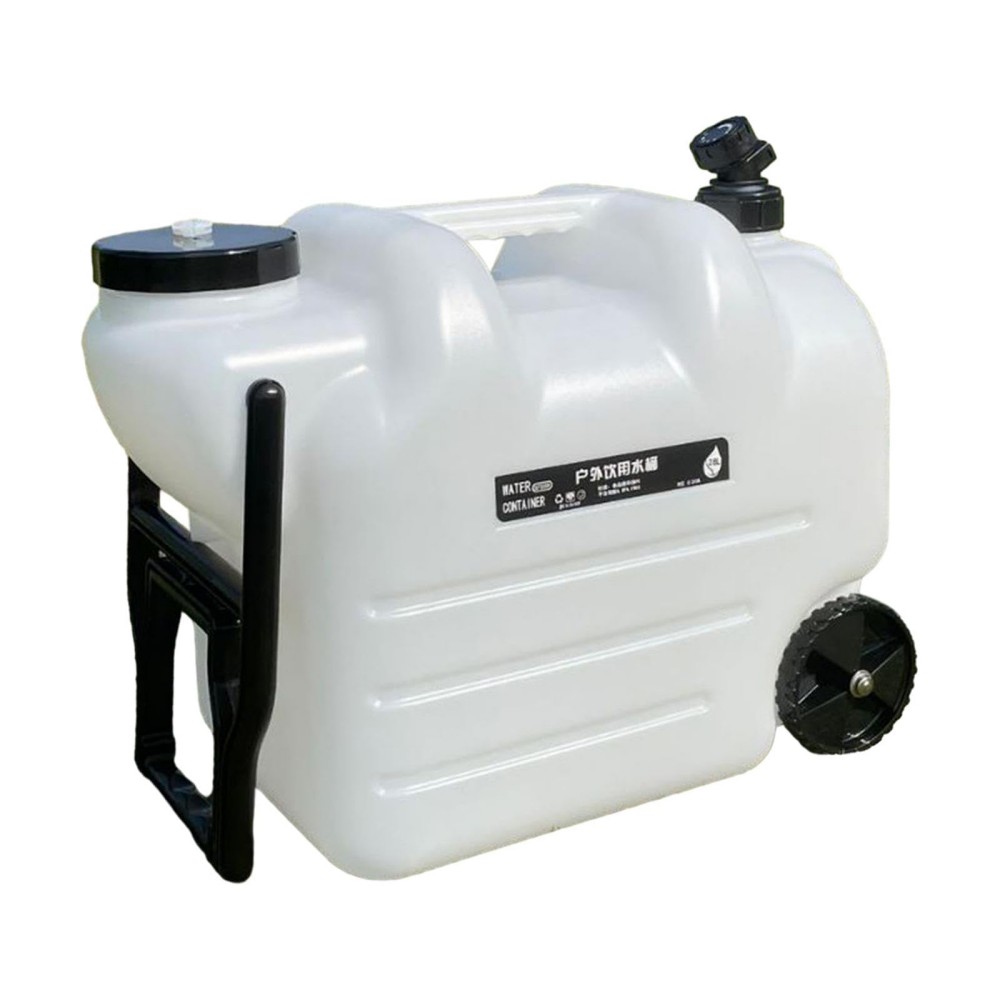 【限定50%OFF】水容器 大容量 ウォータータンク 水缶 水タンク ホイール付き 28L 蛇口付き 水筒 車載貯水タンク 栓付き ネジ蓋付き 水貯蔵キャリアウォーターバレル キャンプ バス 繰り返し使用 キャンプ 釣り アウトドア 防災グッズ