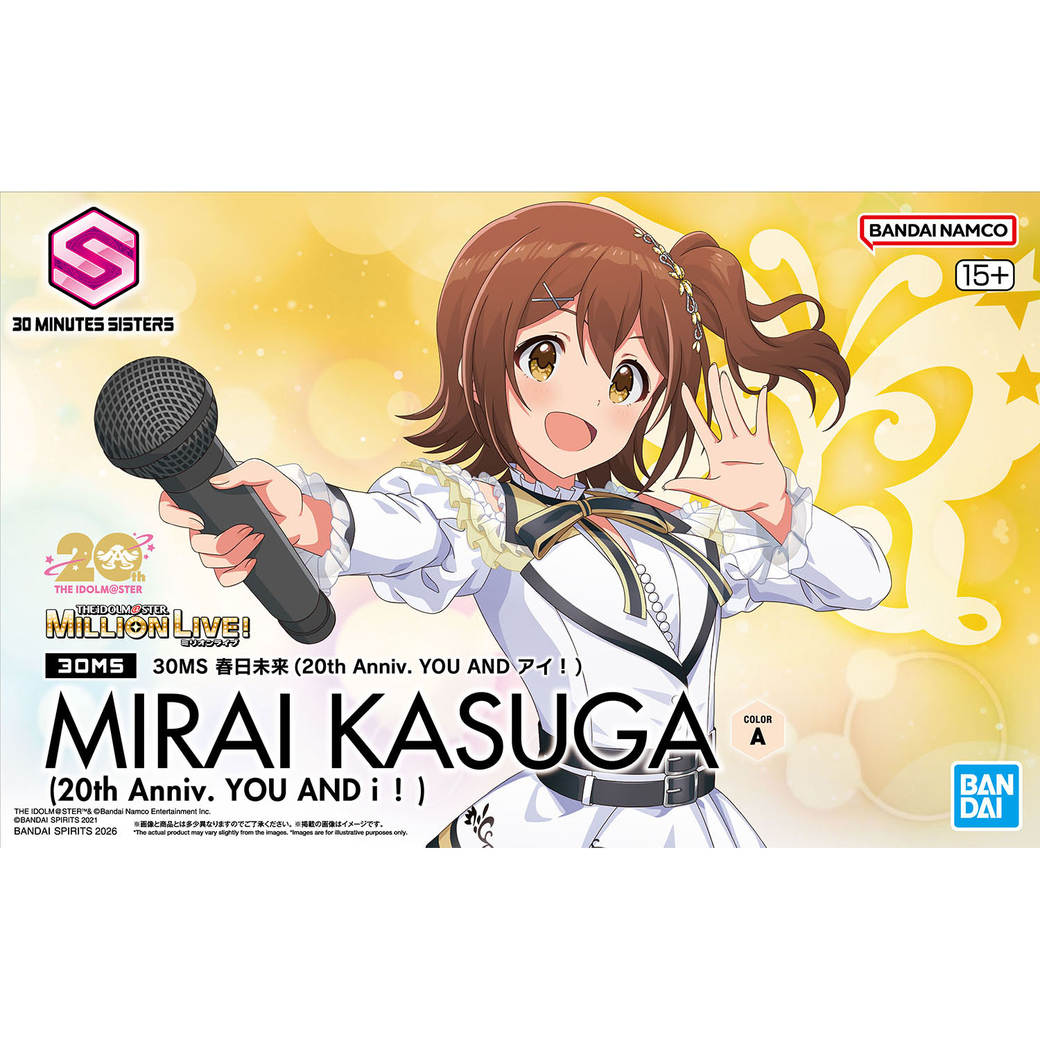【当店限定★週末P3倍】 バンダイスピリッツ 30MS アイドルマスター ミリオンライブ 春日未来(20th Anniv. YOU AND アイ！) プラモデル 組み立て 新品 正規品 【RSL】