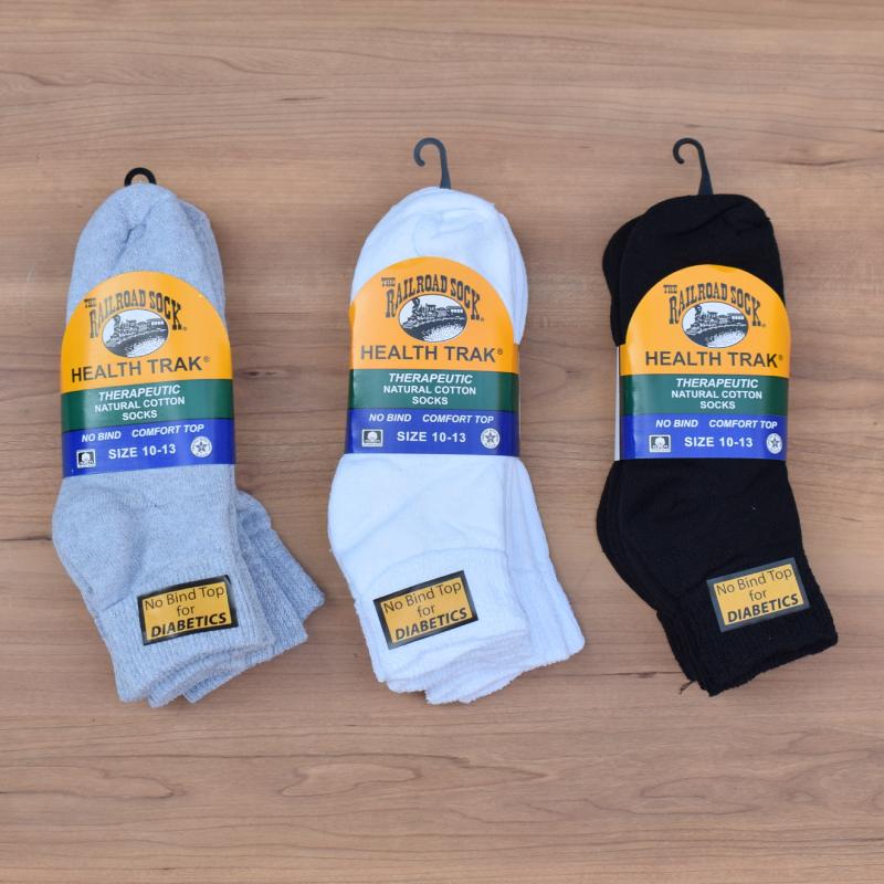 【楽天市場】RAILROAD SOCK(レイルロードソックス) 【MADE IN U.S.A】HEALTH TRAK 3P QUARTER