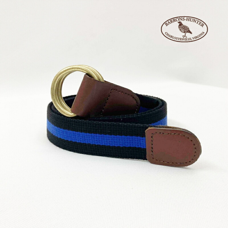 楽天市場 Barrons Hunter バロンズハンター 30mm Double Ring Surcingle Ribbon Belt 30ミリ幅ダブルリング コットンリボンベルト Black Blue Select Store Septis