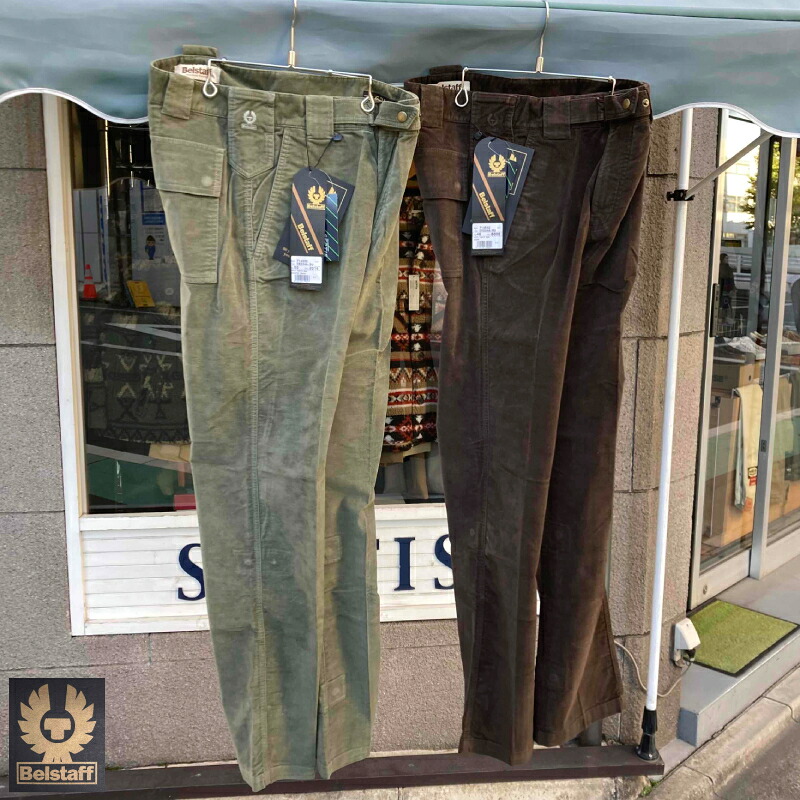 BELSTAFF (ベルスタッフ) AVIO PANTS(アヴィオ パンツ) MOLESKIN(モールスキン)【DEAD STOCK】