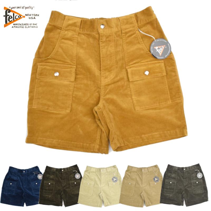 FELCO(フェルコ) STRECH CORDUROY BUSH SHORTS(伸ばすことコール天 かん木さる股引き)