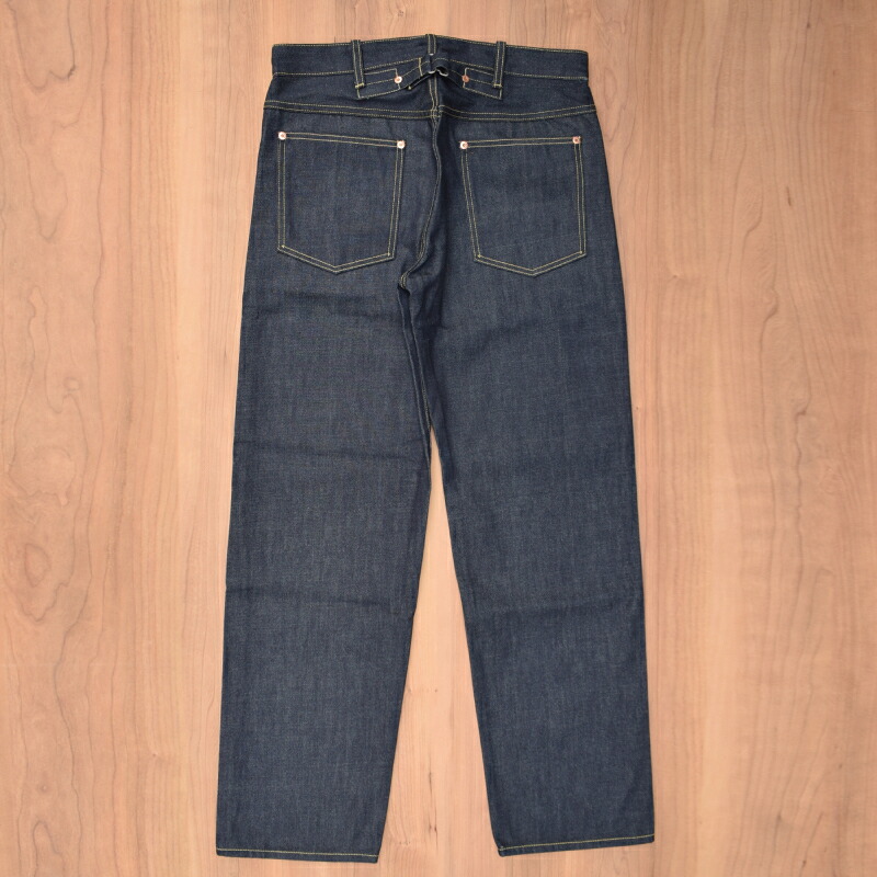 PENNY`S FOREMOST(ぺニーズフォアモスト) 【MADE IN U.S.A】BACKSTRAP 40s model 5POCKET DENIM PANTS(亜米利加製 ジーンズズボン下) WHITEOAK \