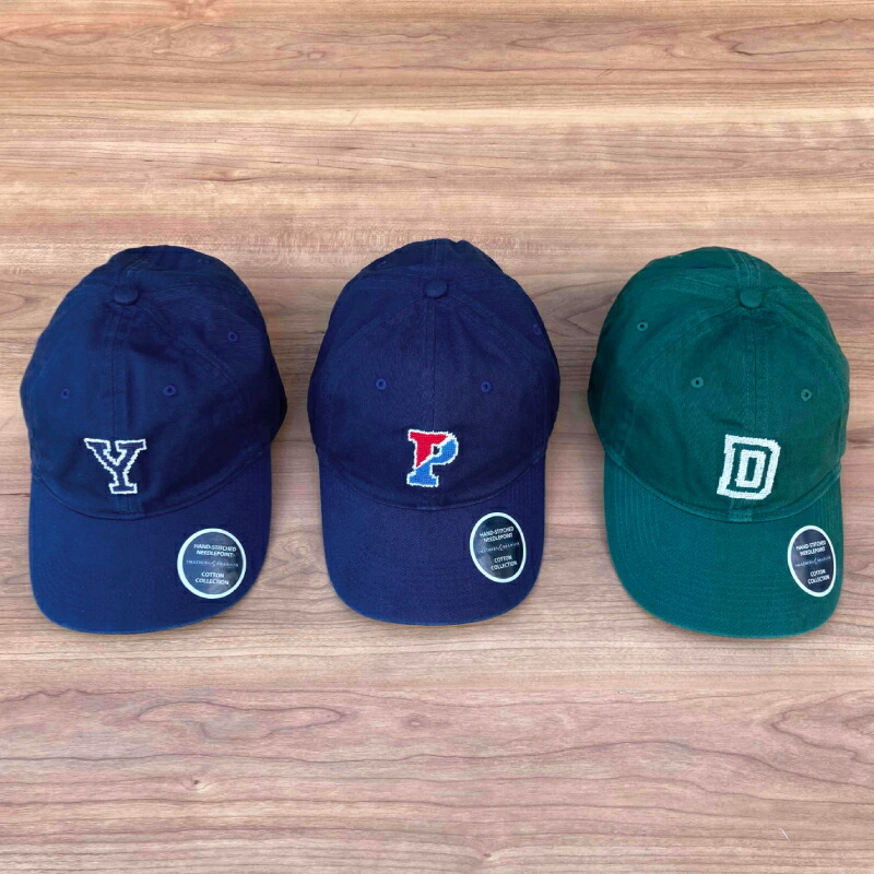 SMATHERSBRANSON スマザーズ ブランソン COLEGGE LOGO CAP カレッジロゴ キャップ NEEDLE POINT  ニードルポイント 刺し子刺繍 IVY LEAGUE アイビーリーグ 最大69%OFFクーポン