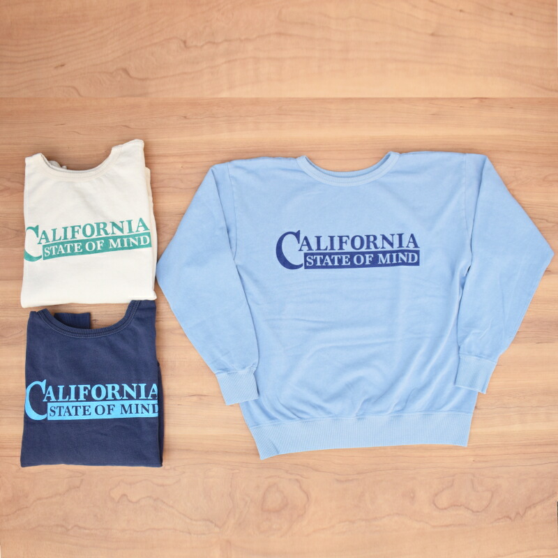 MIXTA(ミクスタ)【MADE IN U.S.A】PRINT SWEAT SHIRTS(亜米利加製プリントスウェットシャツ) CALIFORNIA