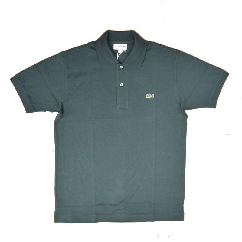 FRANCE LACOSTE(直輸入フランスラコステ) #L1212 S/S PIQUE POLOSHIRTS(半袖 鹿の子 ポロシャツ) LINNEE (DK.GREEN) (AFK)|SELECT STORE SEPTIS