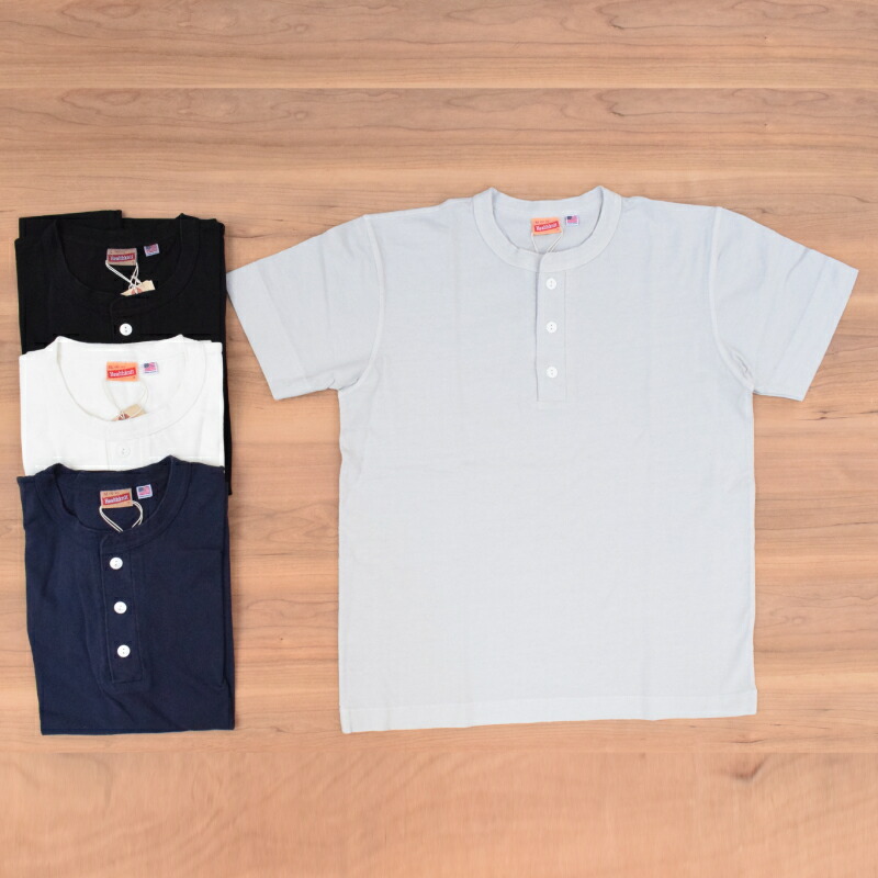 HEALTH KNIT(健全さ編み物)【MADE IN U.S.A】HENLEY NECK S/S  T-SHIRTS(亜米利加製 半袖ヘンリーのど首ティーシャツ)