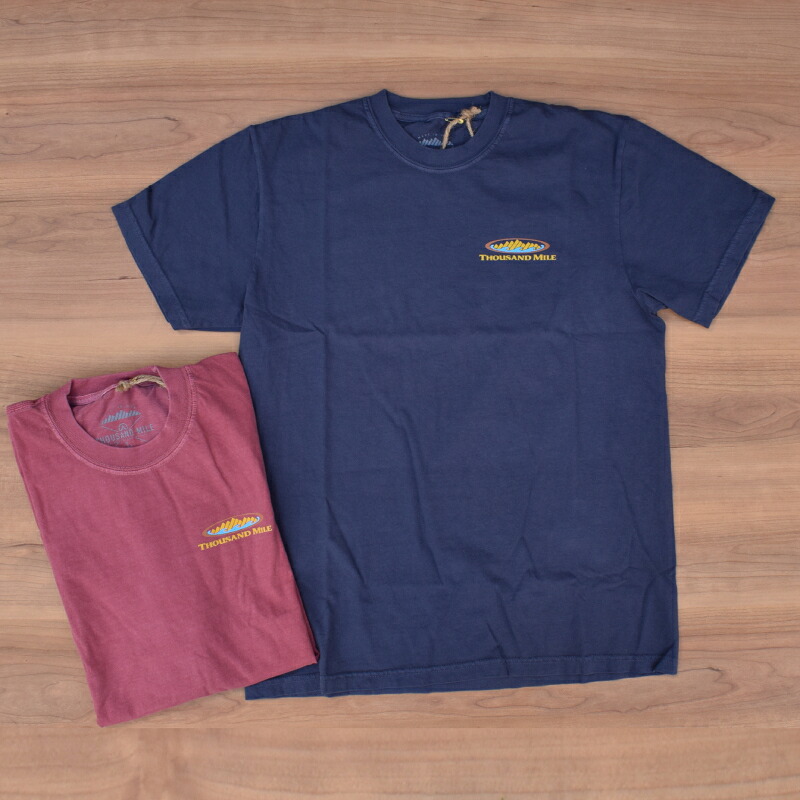 THOUSAND MILE(サウザンドマイル)【MADE IN U.S.A】OVAL PRINT S/S PRINT T-SHIRTS(アメリカ製半袖プリントTシャツ)