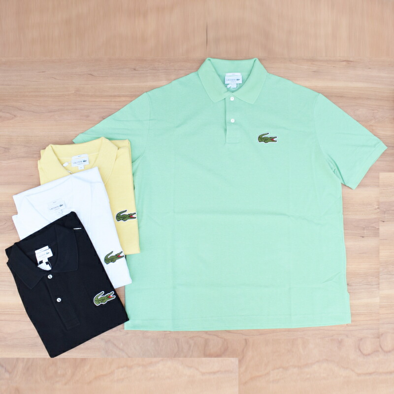 JAPAN LACOSTE(ジャパンラコステ) L1212 S/S PIQUE POLOSHIRTS(半袖 鹿の子 ルーズフィットポロシャツ) LOOSE FIT ワニ大|SELECT STORE SEPTIS